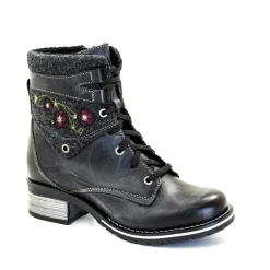 Dromedaris Kara Leather & Burel Wool Boot