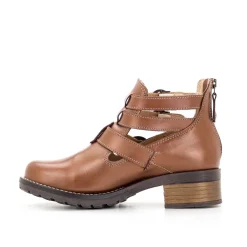 Dromedaris Kelsy Short Summer Pearl Leather Boot