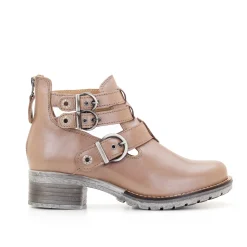 Dromedaris Kelsy Short Summer Pearl Leather Boot