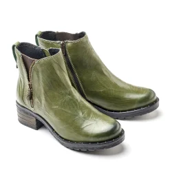 Dromedaris Kelyn Scrunched Leather Bootie