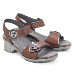 Dromedaris Silvie Adjustable Leather Sandals