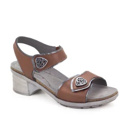 Dromedaris Silvie Adjustable Leather Sandals