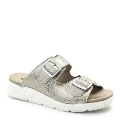 Dromedaris Terry Slip-On Leather Sandal