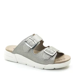 Dromedaris Terry Slip-On Leather Sandal