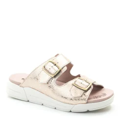 Dromedaris Terry Slip-On Leather Sandal