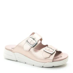 Dromedaris Terry Slip-On Leather Sandal