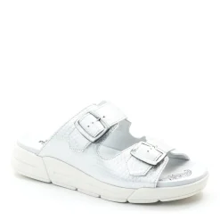 Dromedaris Terry Slip-On Leather Sandal