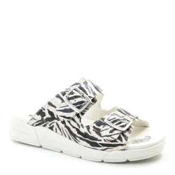Dromedaris Terry Slip-On Leather Sandal