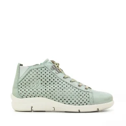 Dromedaris Victoria Perforated Leather Summer Bootie