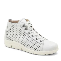 Dromedaris Victoria Perforated Leather Summer Bootie
