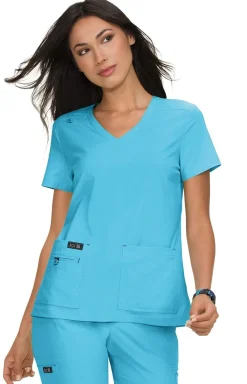 koi Basics Becca Women's 4-Pocket Stretch Scrub Top