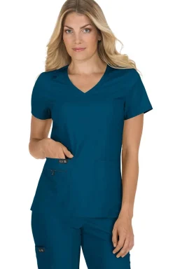 koi Basics Becca Women's 4-Pocket Stretch Scrub Top
