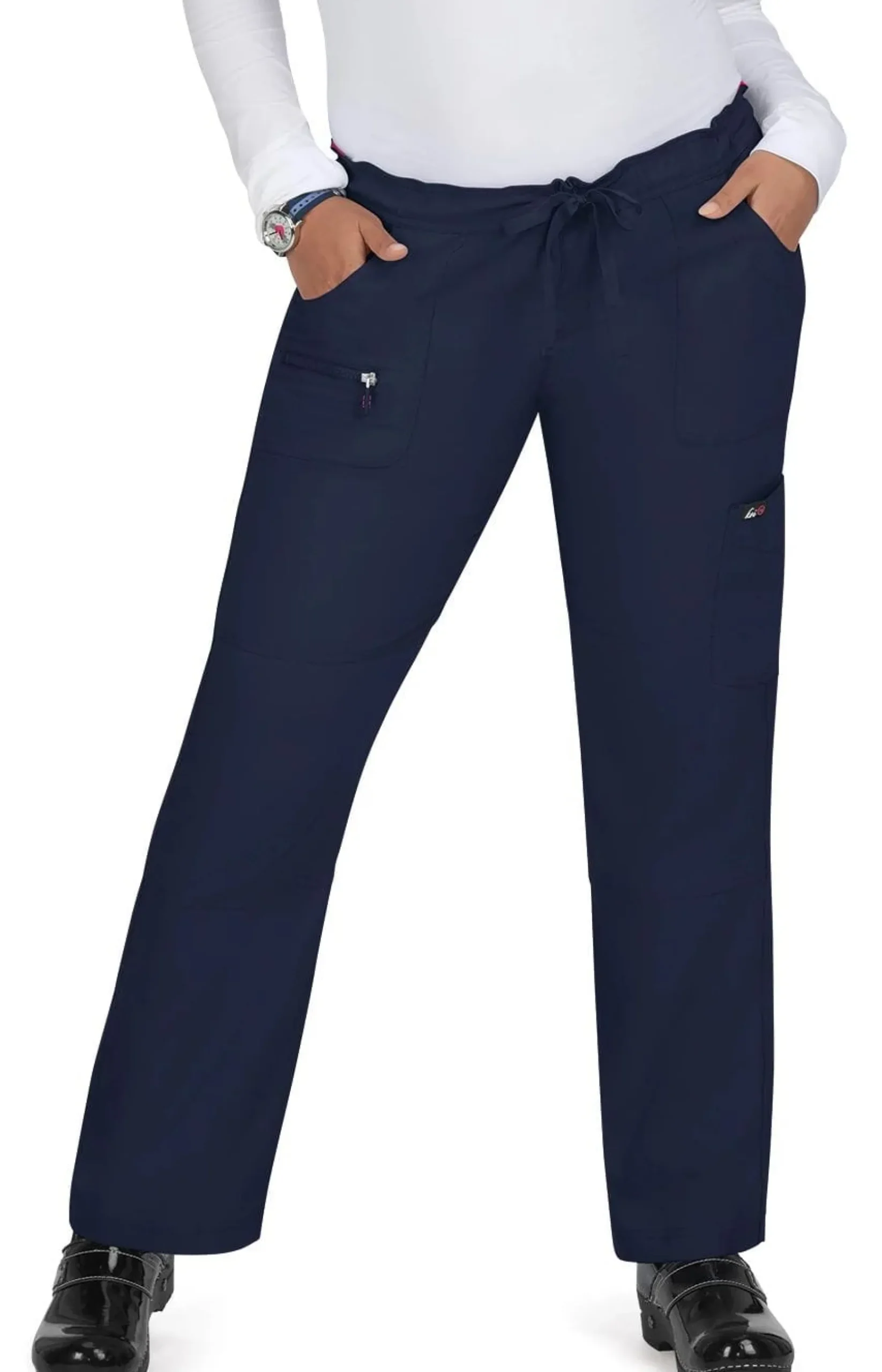 koi Lite Peace Women's 6-Pocket Stretch Scrub Pants