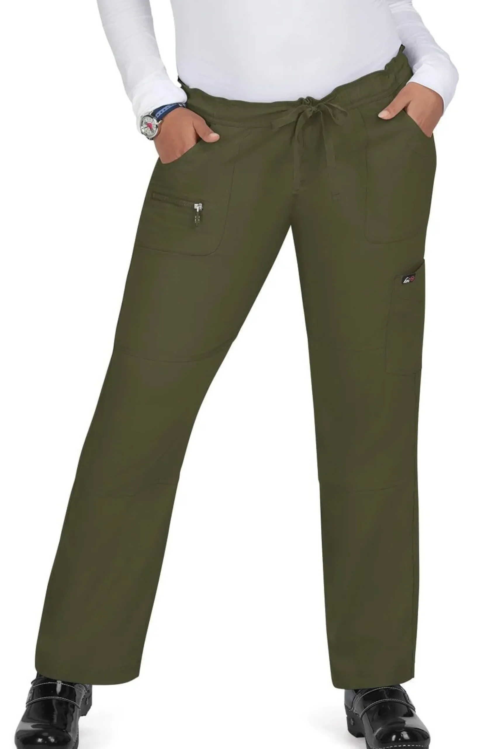 koi Lite Peace Women's 6-Pocket Stretch Scrub Pants