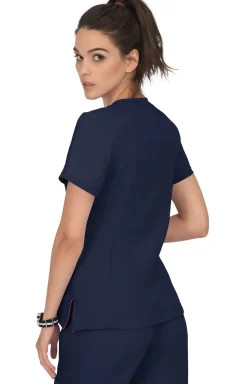 koi Lite Philosophy Women's 3-Pocket Mock-Wrap Scrub Top