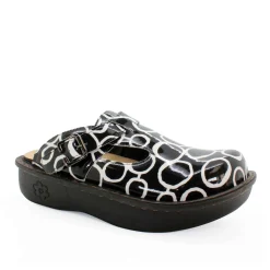 Sanosan Bella Comfort Slip-On Clogs in Zen Circles