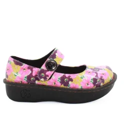Sanosan Julia Comfort Mary-Jane Clogs in Bouquet Print