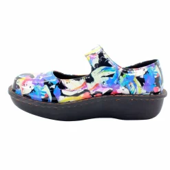 Sanosan Julia Comfort Mary-Jane Clogs in Splash Petal