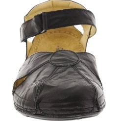 Sanosan Sarah Clog in Crinkled Leather - CLOSEOUT